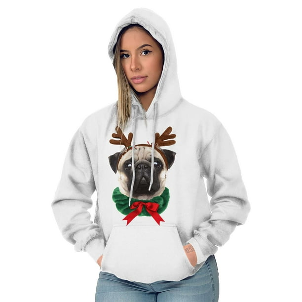 I Love My Pug Dog Womens Ladies Hoody Hoodie Hooded Sweatshirt Gift Present I Love My Pug Dog Womens Ladies Hoody Hoodie Hooded Sweatshirt Gift Present